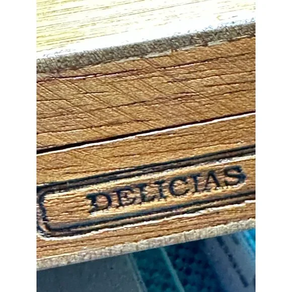 Padron Cigars Wooden Box Hinged Lid Delicias Branding Nicaragua's finest - Picture 3 of 6
